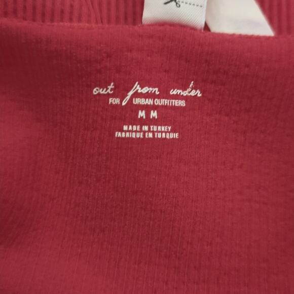 Urban Outfitters Out from Under Ribbed Fuchsia Spaghetti Strap Bodysuit - Picture 3 of 5